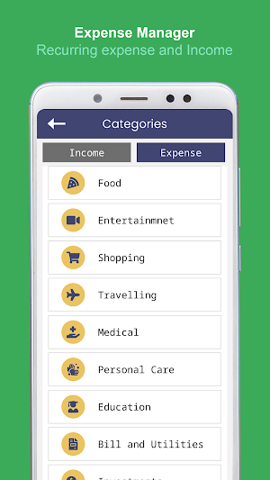 Expense Manager Screenshot 1