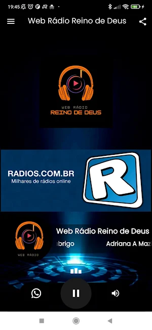 Web Rádio Reino de Deus Screenshot 3