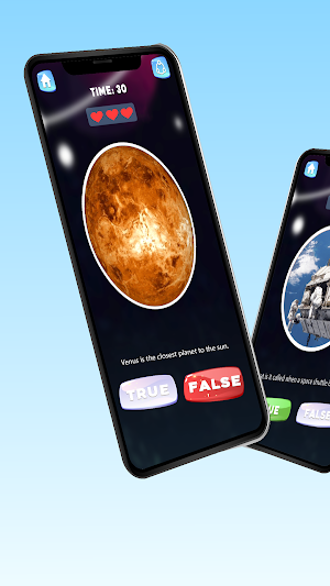 True or False: Space Quiz Game Screenshot 0
