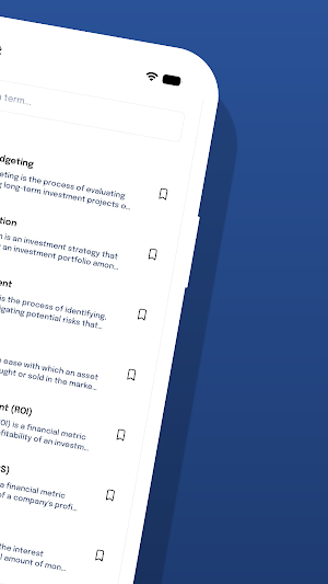 Finance Terms Dictionary Screenshot 1