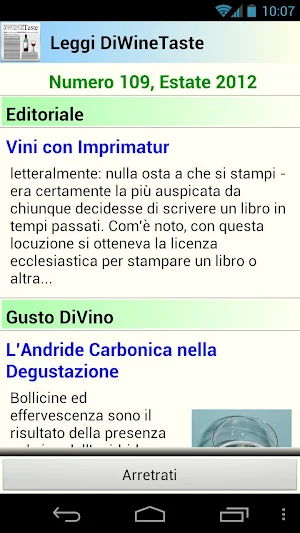 DiWineTaste Mobile Screenshot 1