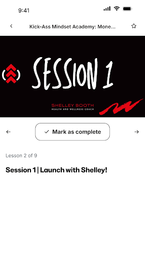 Shelley Booth 1-2-1 Coaching Screenshot 2