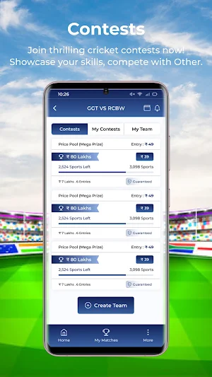 STUMP11: Fantasy Cricket App Screenshot 2
