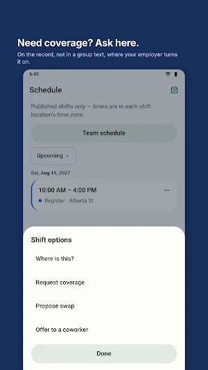 Shift Amp: Employee Scheduling Screenshot 1