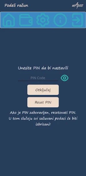 Podeli račun Screenshot 0