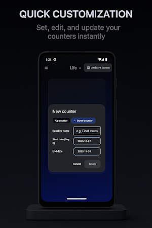 Vodel: Day Counter & Countdown Screenshot 2