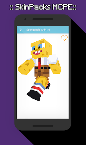 SkinPacks Sponge bob for Minecraft Screenshot 2