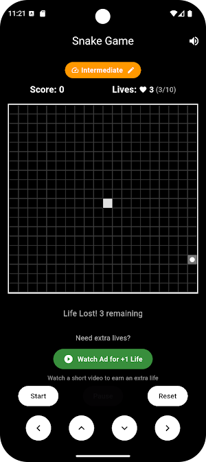 Snake Game Screenshot 2