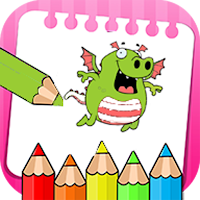 Coloring Dragons Kids