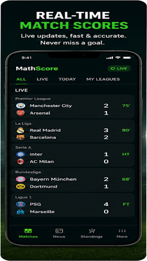 MathScoreFootballRemote Screenshot 1