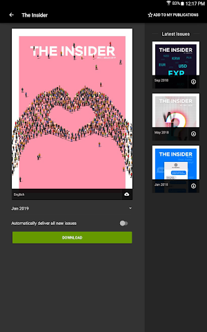 PressReader The Insider Screenshot 0