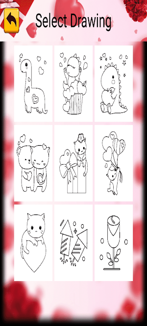 Valentine Day Coloring Screenshot 2