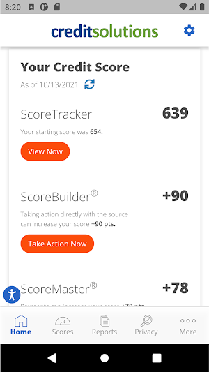 Credit Solutions Screenshot 2