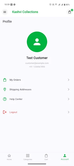 Kashvi Collections Screenshot 0