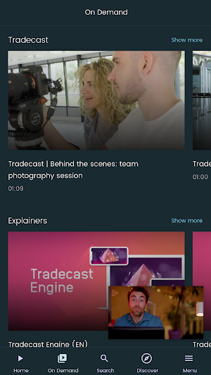 Discover Tradecast Screenshot 1