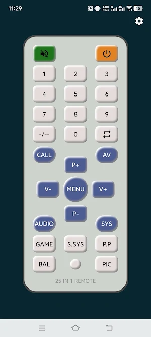 China TV Remote - 25 IN 1 Screenshot 0