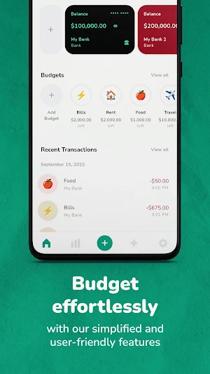 Moneyfest: Track & Budget Screenshot 1
