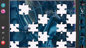 Wednesday Addams Game Puzzle Screenshot 2