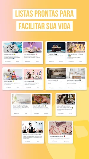 Lista Ideal – Presentes Online Screenshot 3