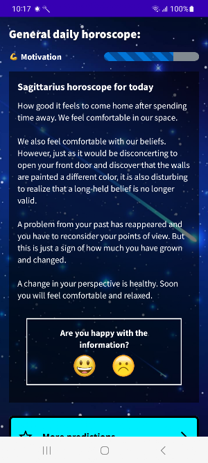 Horoscope Sagittarius 2023 Screenshot 3