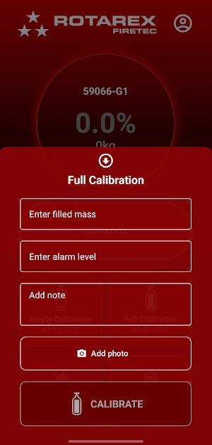 Firetec Calibration Screenshot 3