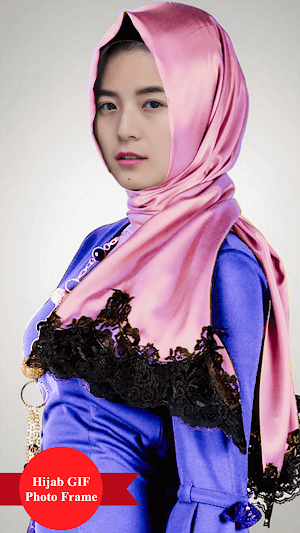 Hijab GIF Photo Frame Editor Screenshot 0