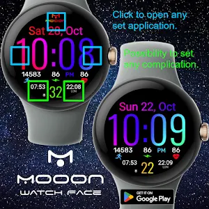 Watch Face Mooon Screenshot 3