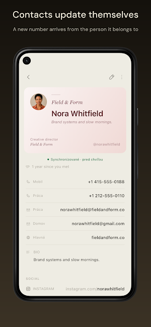 Nexo: Contacts & Business Card Screenshot 2
