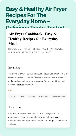 Family Air Fryer Favorites Screenshot 1