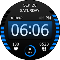 Key WF47 Digital Watch Face