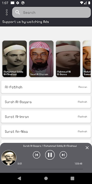 AlMinshawi Holy Quran Offline Screenshot 2