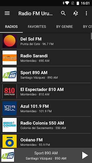 Radio FM Uruguay Screenshot 3