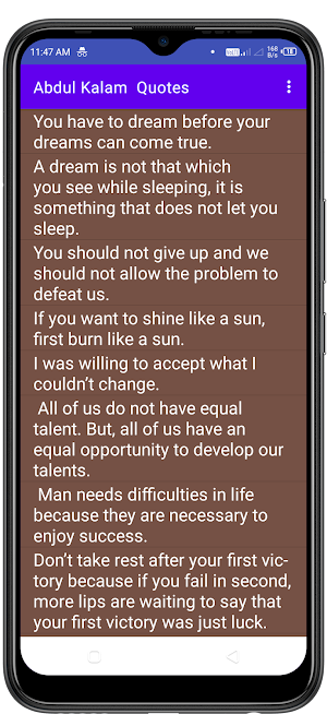Abdul Kalam Quotes Screenshot 3