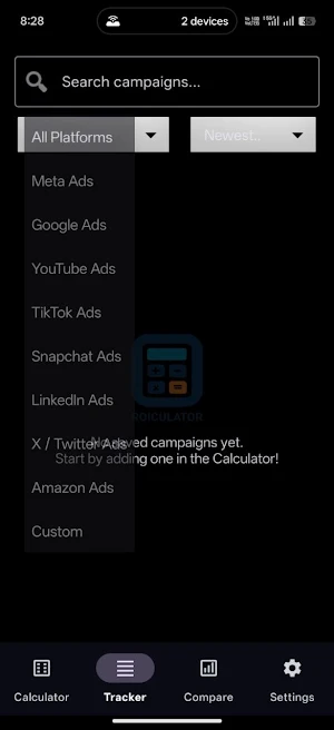 Roiculator Screenshot 2