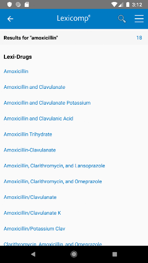 Lexicomp Screenshot 1