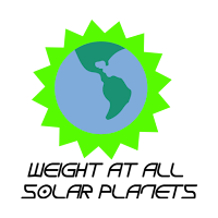Weight at Solar Planets App