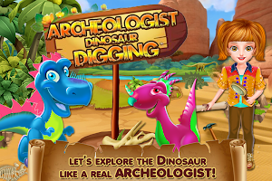 Paleontologist Dinosaur Digging Archeologist Fun Screenshot 2