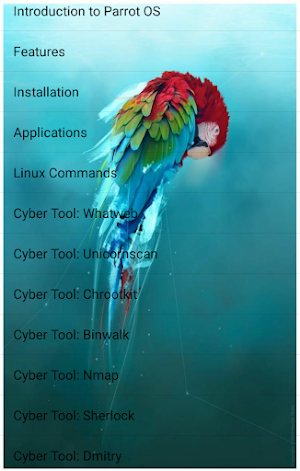 Parrot OS : Vulnerability Analysis in Parrot Linux Screenshot 0