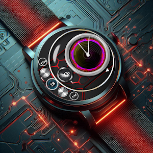 Neutron X Wear OS Watch Face Screenshot 2
