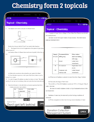 Chemistry: form 1-4 topicals. Screenshot 1