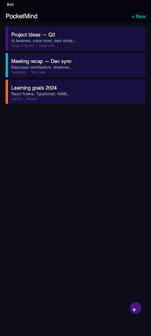 Pocket Mind Screenshot 0