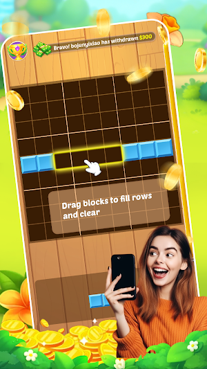 Block Crush: Rewards&Prizes Screenshot 1
