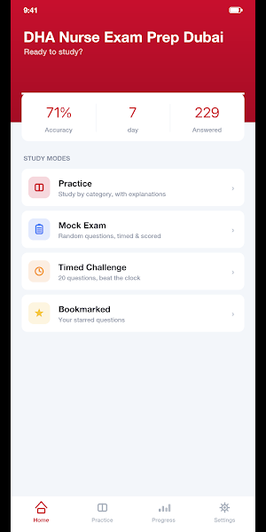 DHA Nurse Exam Prep Dubai Screenshot 0