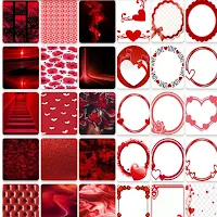red wallpaper for design