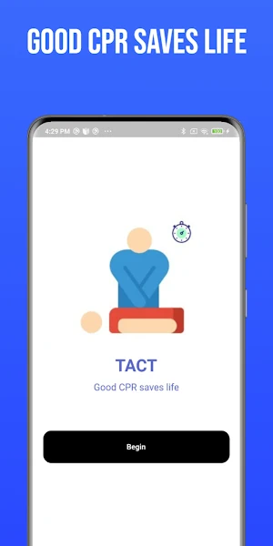 TACT CPR Timer Screenshot 0