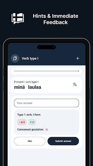 Finnish Conjugator Screenshot 1