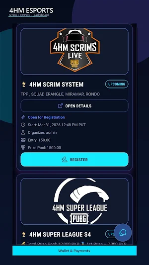 4HM Esports - Scrims & Events Screenshot 0