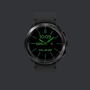 Neon Green watchface Screenshot 1