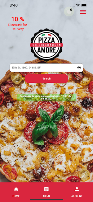 Pizzeria Amore Screenshot 0