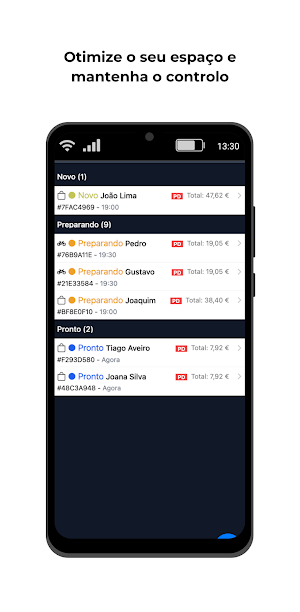 Gestão de Pedidos Screenshot 1